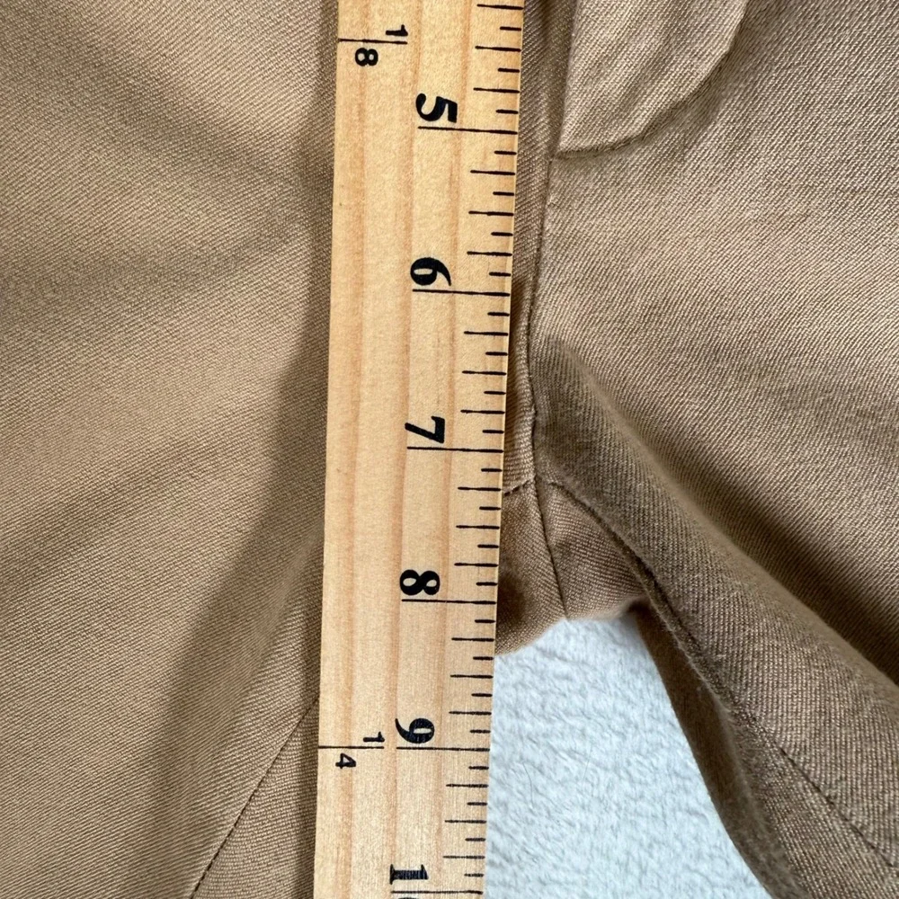 Banana Republic Sloan Tan Camel Slim Fit Mid Rise Ankle‎ Pants Womens Size 2